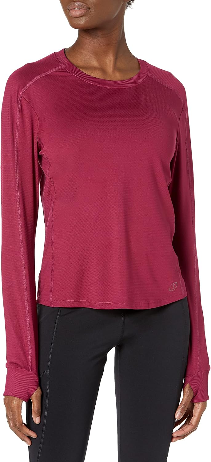 Spalding Women's Active Fitted Long Sleeve Sport Shirt