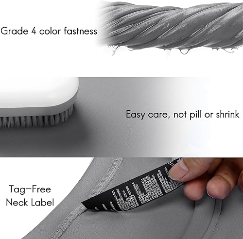 Miniatura 3 de Haimont Camisetas atléticas para correr para hombre, de secado rápido, manga corta, protección solar UPF 50+, protección UV, pesca, senderismo