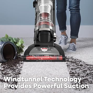Hoover WindTunnel Cord Rewind Pro Bagless Vacuum Cleaner, Upright
