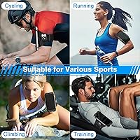 Vista 8 de MoKo Brazalete giratorio de 360° para iPhone 16 15 14 13 Pro Max Plus Samsung Galaxy Note S24 S23 se adapta a teléfonos inteligentes de más de 5.8