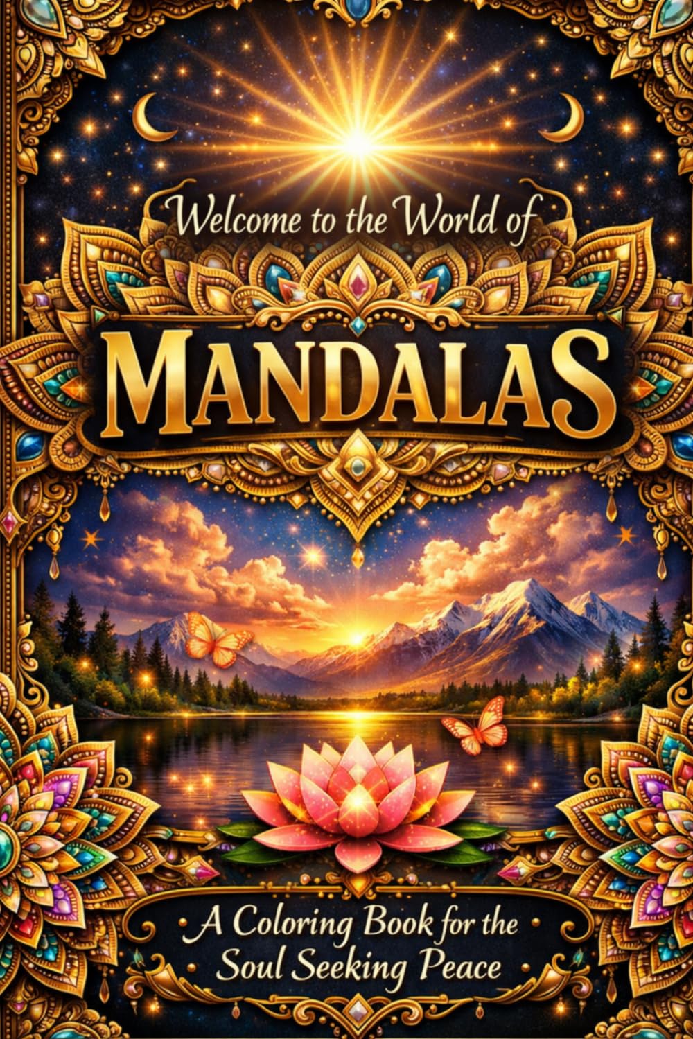 Welcome to the World of Mandalas: A Coloring Book for the Soul Seeking Peace