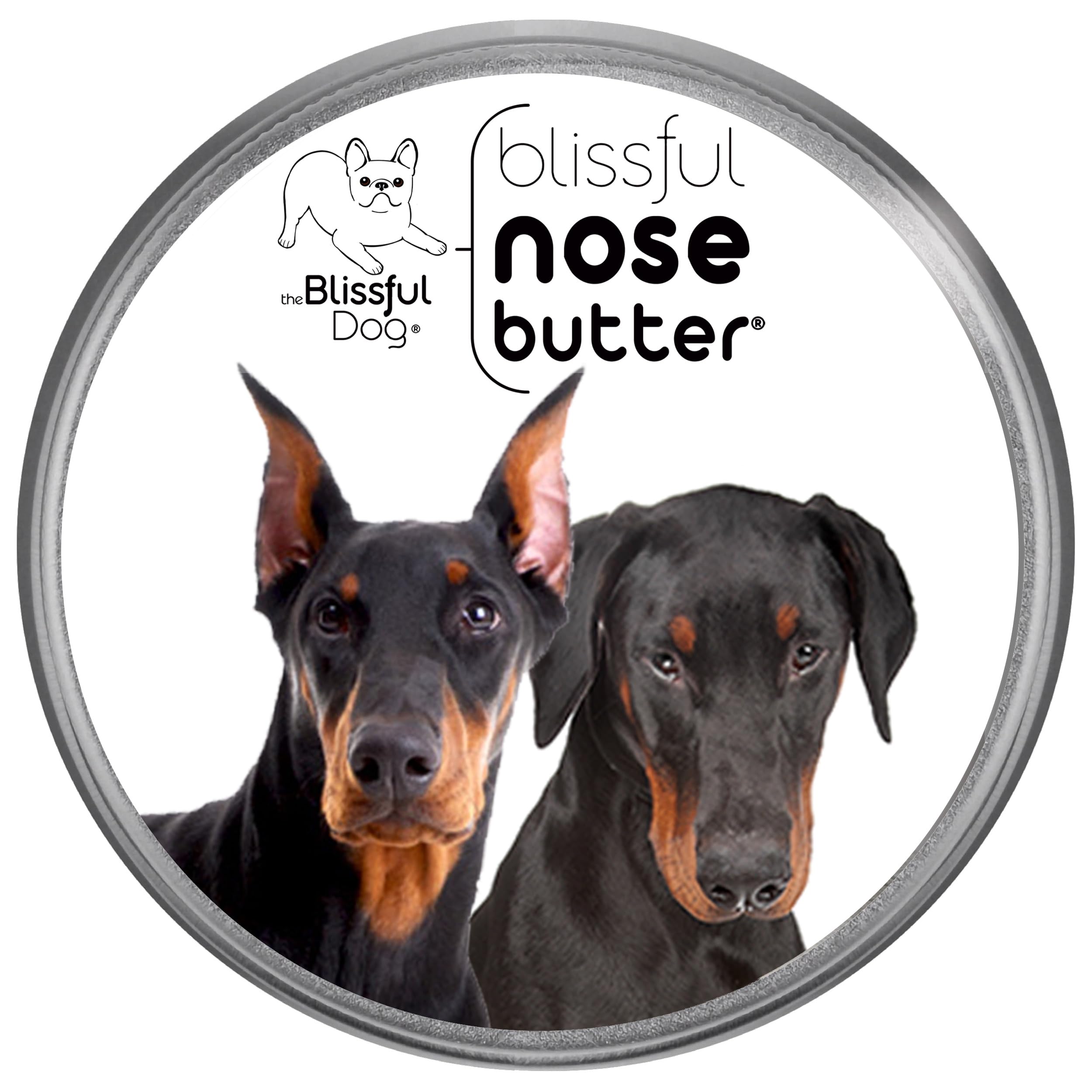 The Blissful Dog Doberman Nose Butter, Versatile Dog Nose Balm for Dry Nose, Handcrafted Nose Moisturizer, Easy-to-Apply Dog Essentials, Unscented, 2