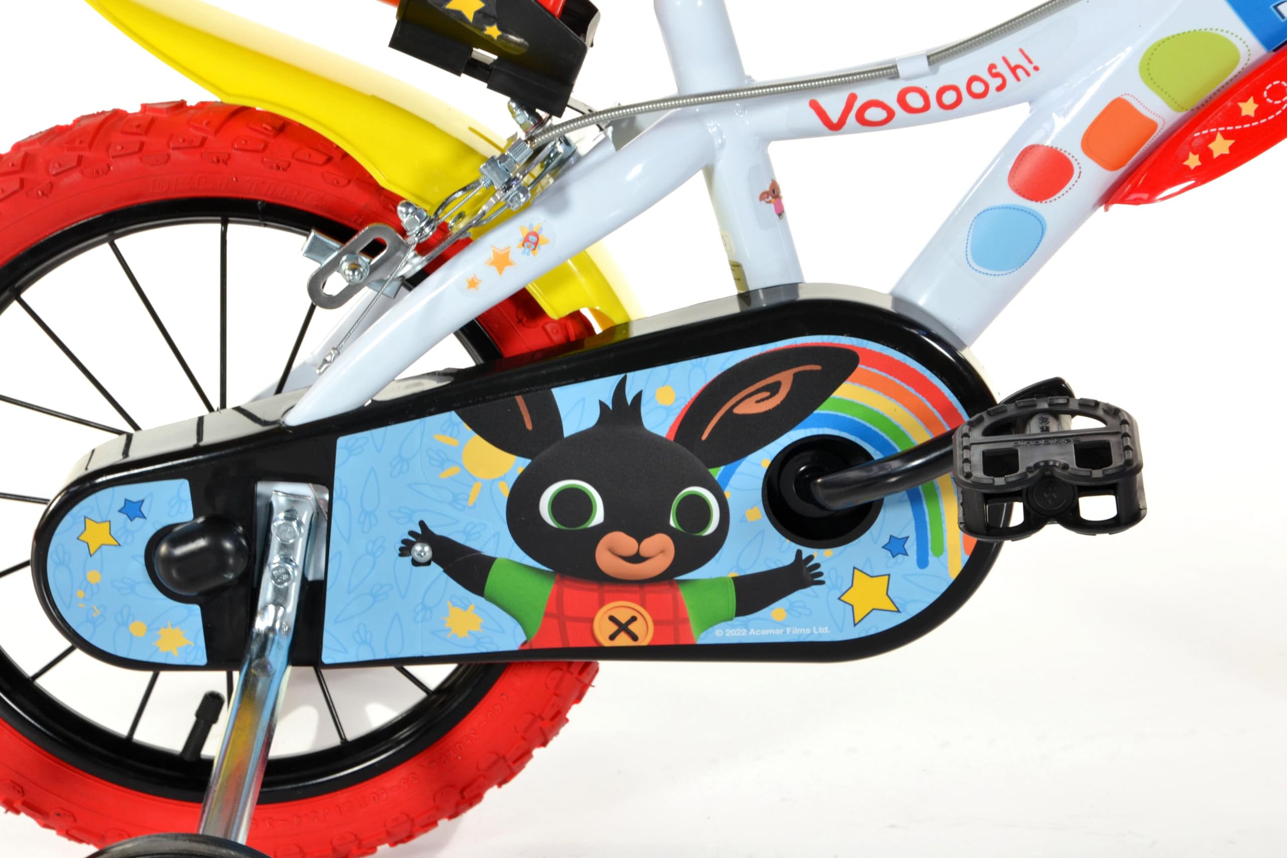 DINO BIKES Voor Bing kinderfiets 14 inch geschikt voor kinderen met een lichaamslengte van 95 tot 110 cm