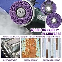 Vista 3 de Paquete de 8 discos de tira para amoladora angular, rueda de extracción de óxido de pintura, discos comedores de pintura para amoladora angular