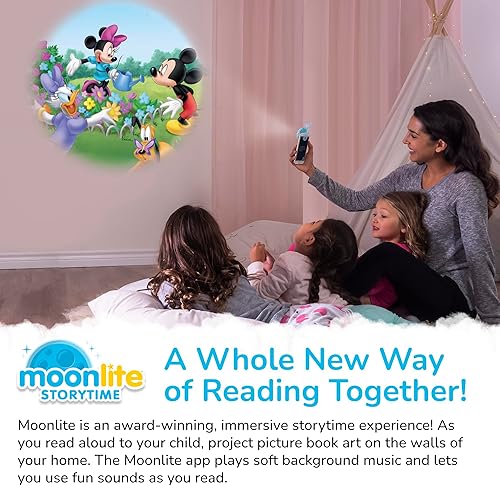 Miniatura 3 de Moonlite - Miniproyector de cuentos con 10 historias clásicas, una manera mágica de leer juntos, libros de cuentos digitales, efectos de sonido