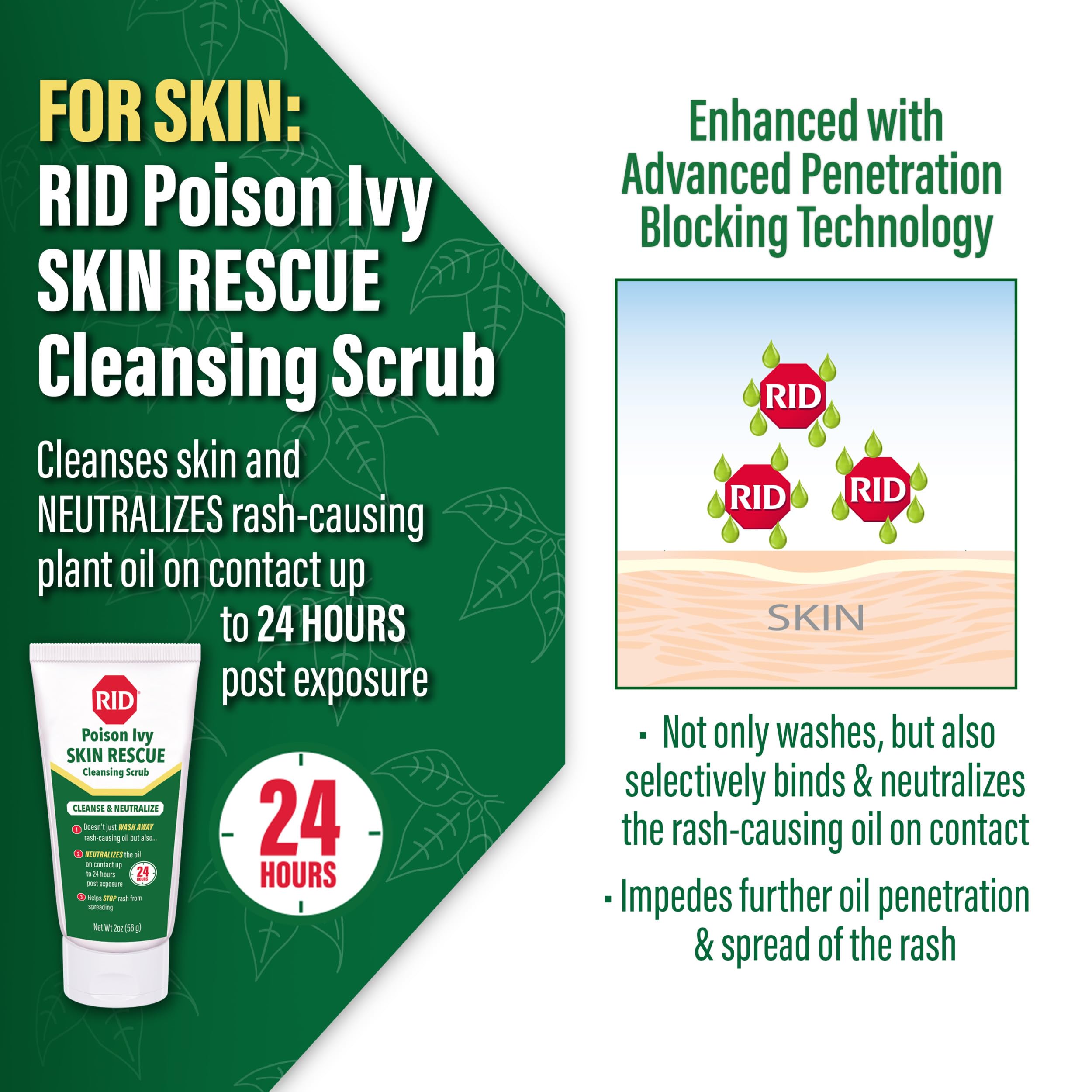 RID Poison Ivy Complete Care for Skin & Clothes – Poison Ivy, Oak & Sumac — Amazon image 4