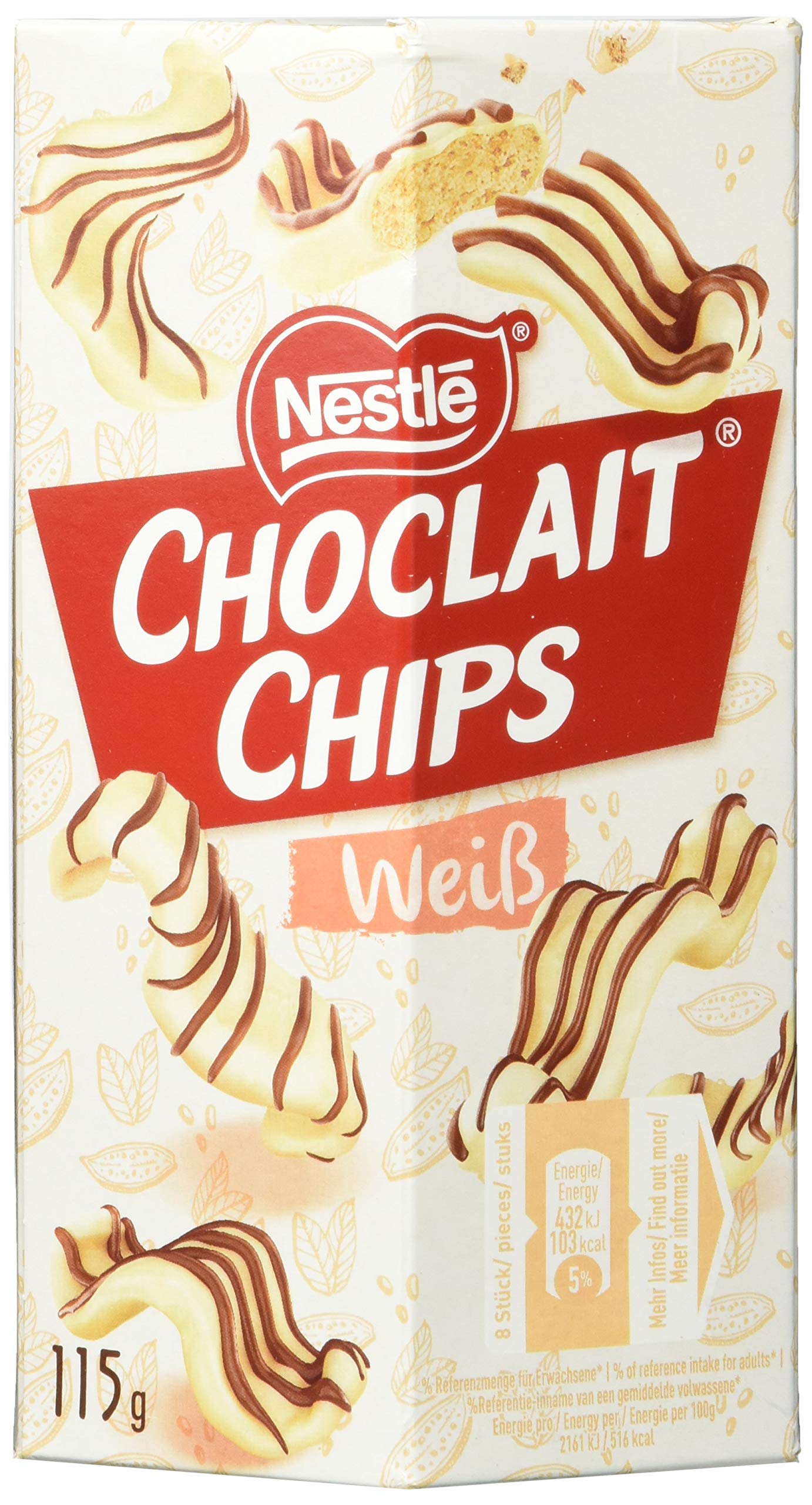 Choclait Chips White, 15er Pack (15 x 115 g)