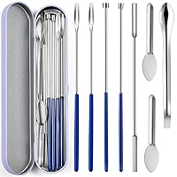 Vista 1 de Kits de máquina de llenado de cápsulas de 8 piezas para relleno de cápsulas de píldoras vacías, suministros para el hogar y laboratorio - Espátula