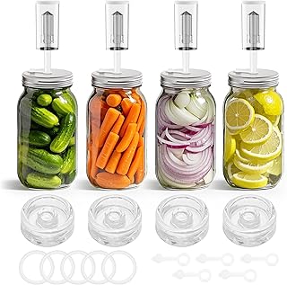 Fermentation Kit for Wide Mouth Mason fermentation Jar,pickling/sauerkra...