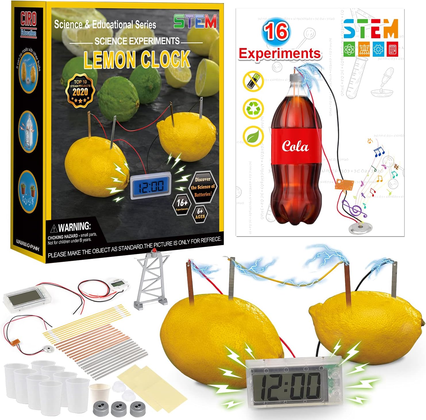 NextX Science Kits for Kids, Homeschool Battery Educational Toys, STEM Activities, 16 Experiments: Toys & Games