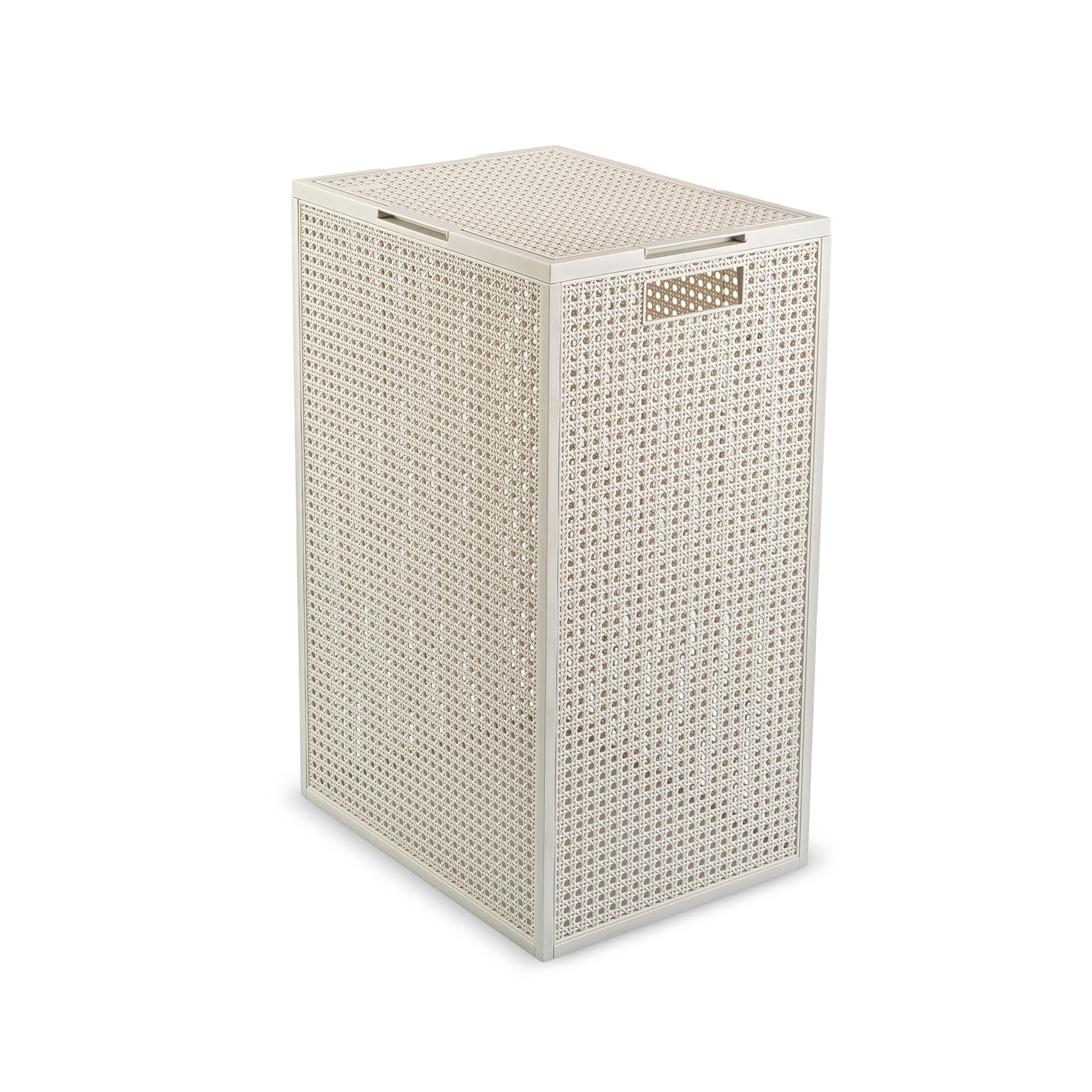 CURVER KAYA Wäschekorb, 60 l, Leinenoptik, Kunststoff