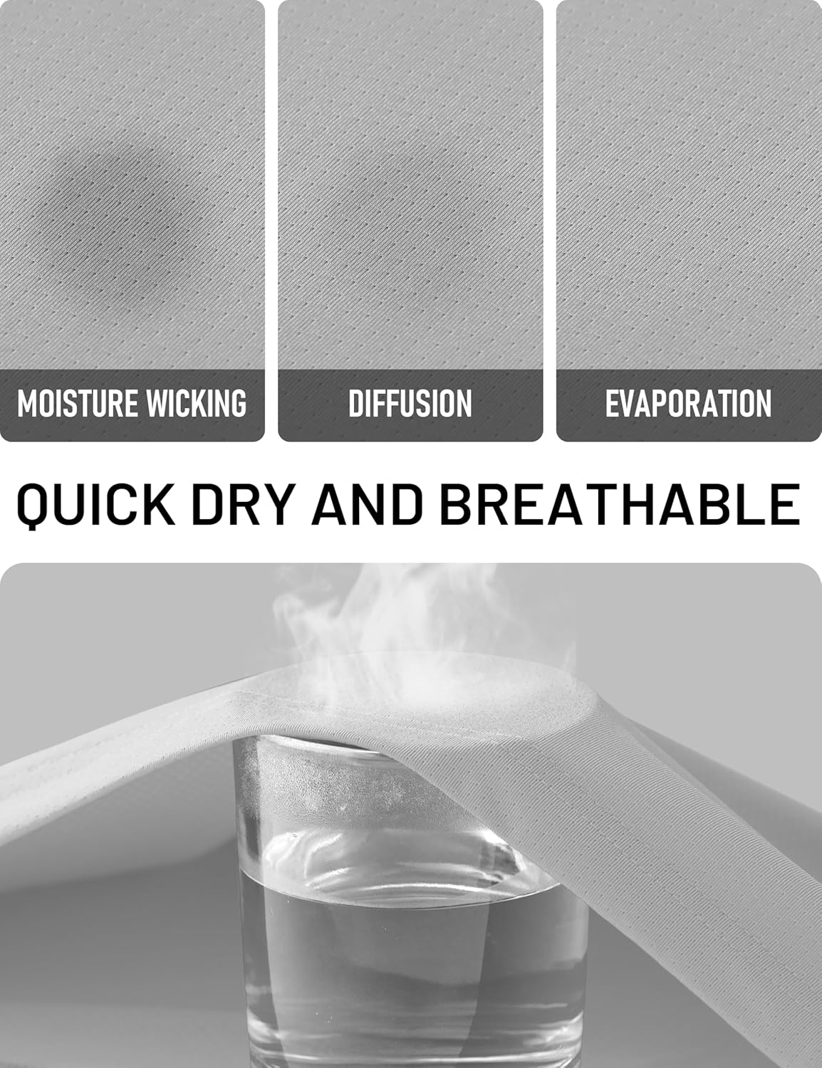 MAGCOMSEN Men's Short Sleeve Dry Fit Shirts Workout Gym Mesh Shirt Athletic Running Lightweight Performance Tshirt - Image 4