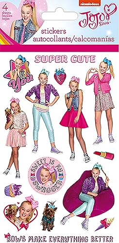 JoJo Siwa - Estándar 4 hojas, multicolor, 5"