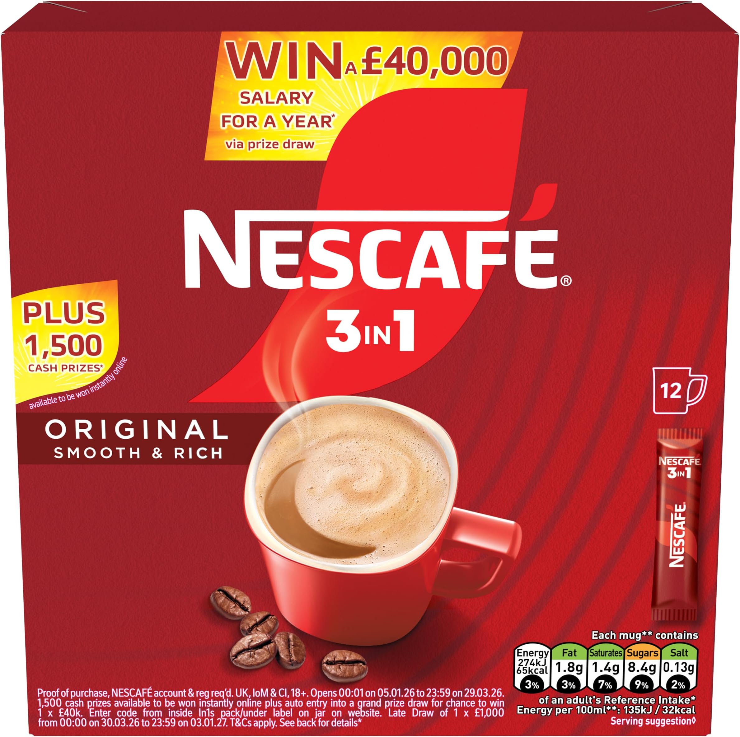 3 IN 1's Original (1 Pack 12 Drinks)