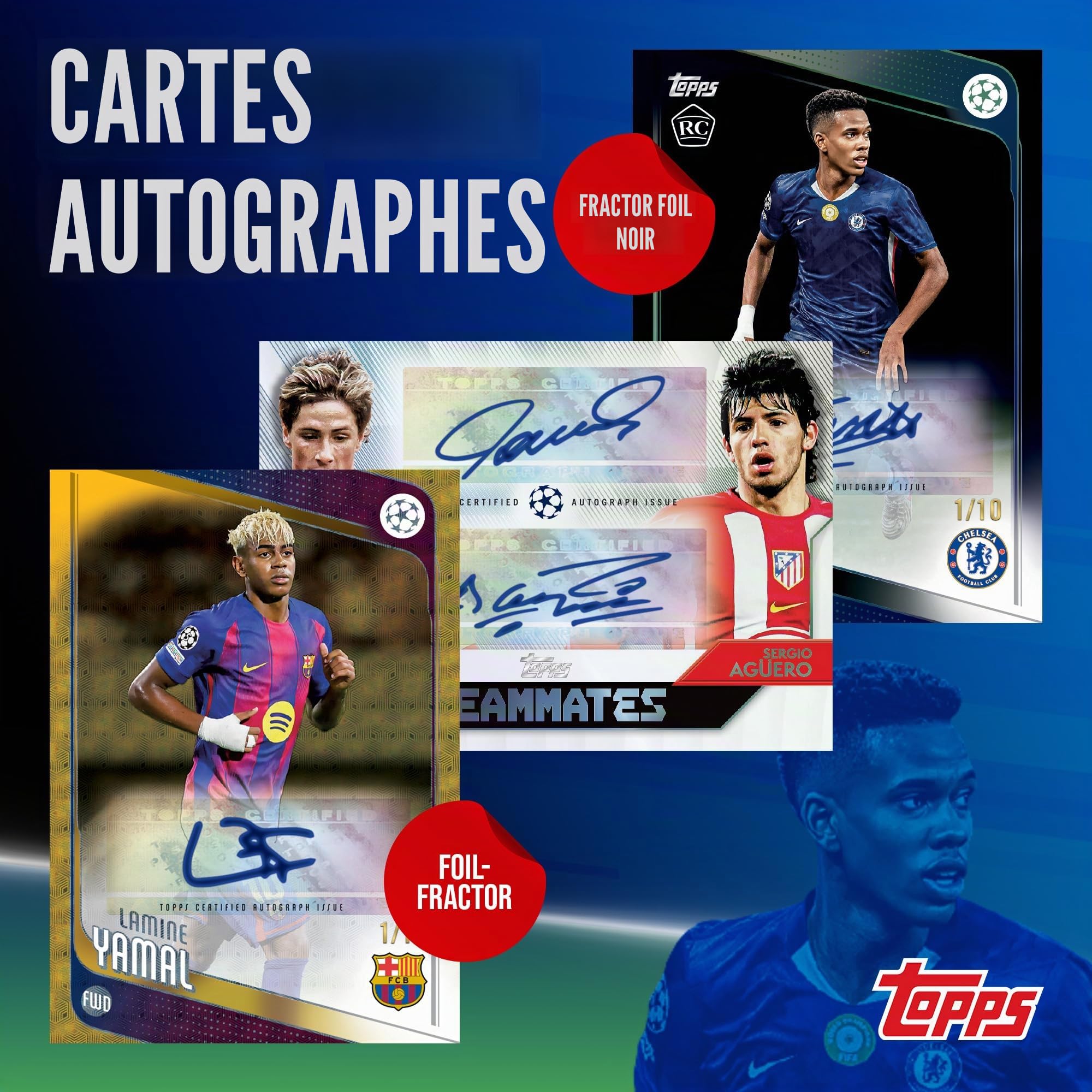 Topps UEFA Club Compétitions de Football 2025-26 – Boîte économique scellée en usine
