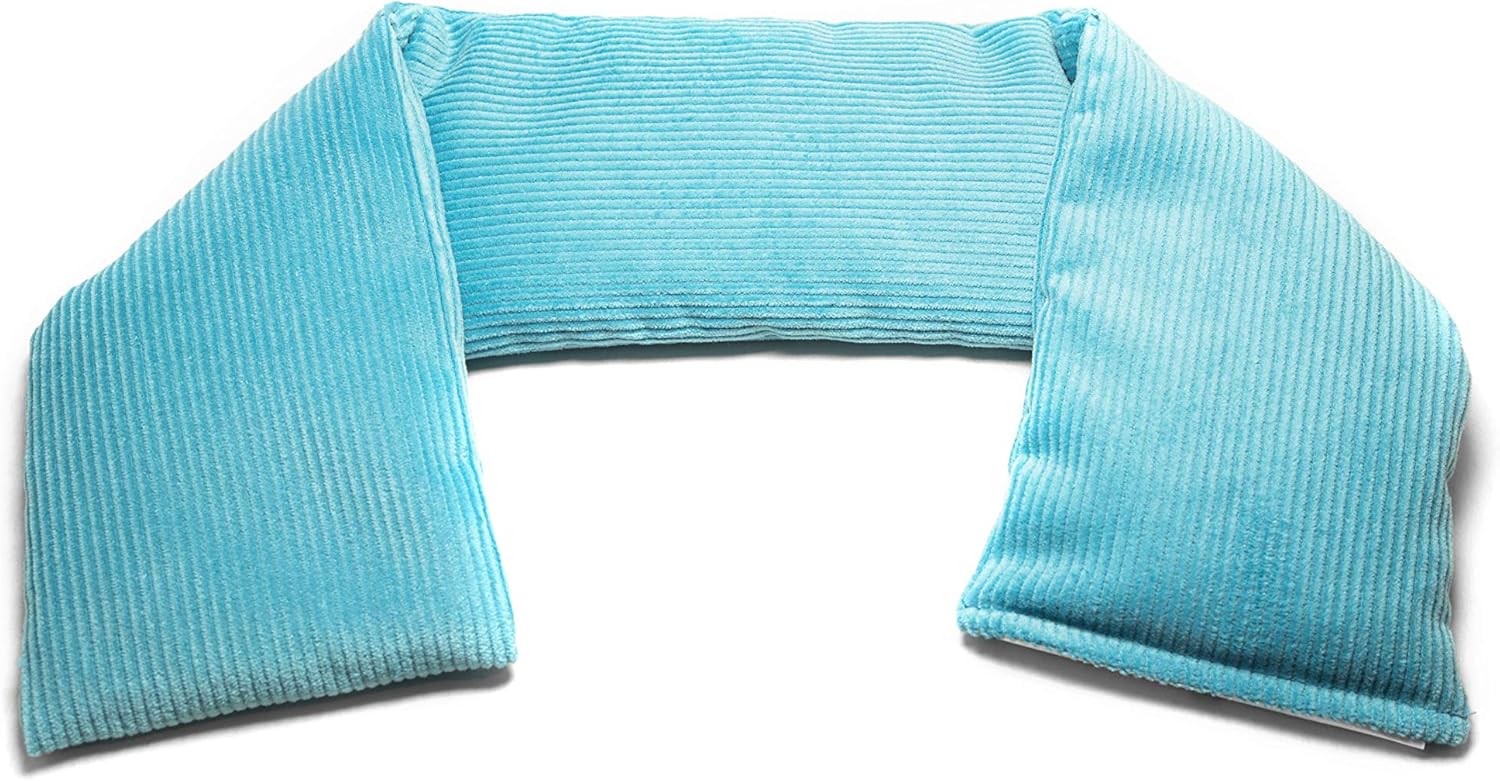The Wheat Bag Heat Pack, Fragrance Free, Neck Wrap 60x12cm 950g, Aqua