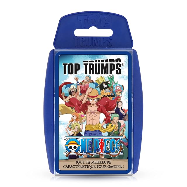 Winning Moves Top Trumps One Piece - Juego de Cartas - Juego de Mesa - Juego de batallas - Juego de Viaje