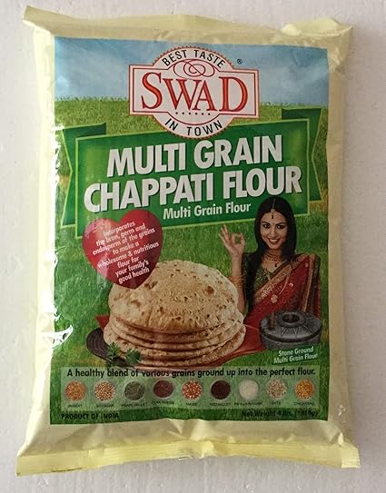 Swad Multi Grain Chappati Flour 4 Lbs Grocery Gourmet Food Amazon Com