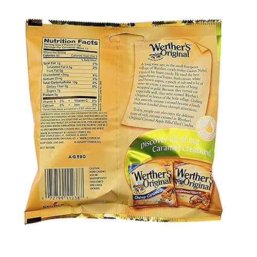 Vista 93 de Werther's Original Caramelo masticable, bolsas de 5 onzas (paquete de 12)