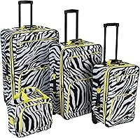 Vista 67 de Rockland, juego de equipaje de dos piezas, Carbón), F102