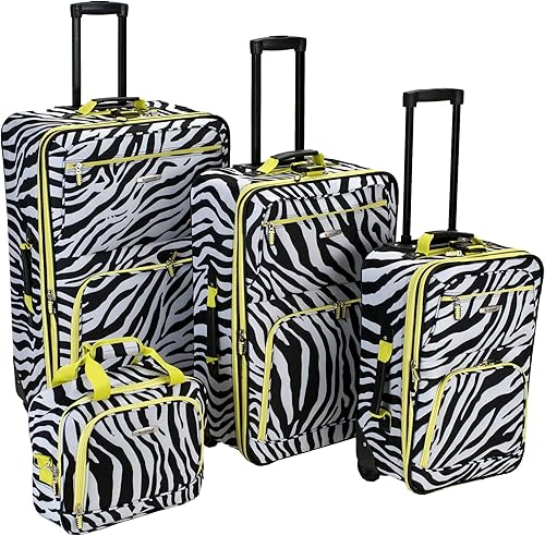 Miniatura 67 de Rockland, juego de equipaje de dos piezas, Carbón), F102