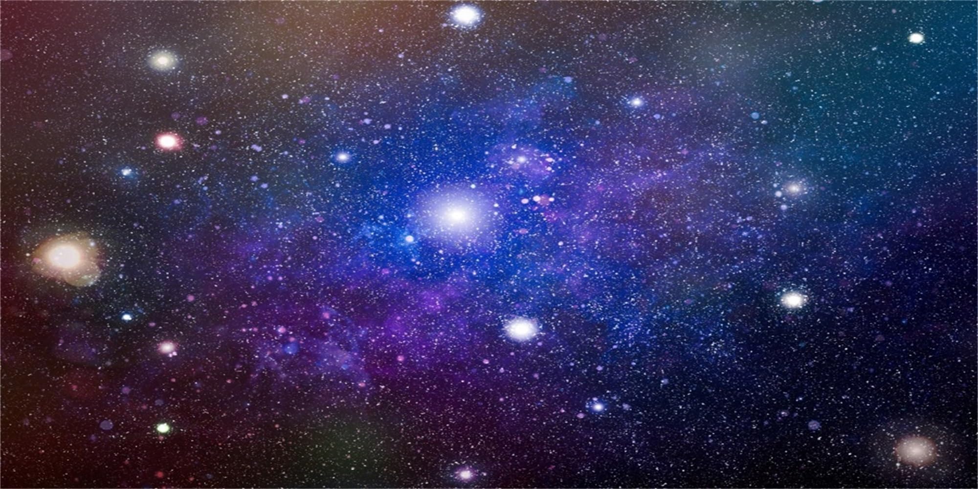 MIRRORANG 120x46cm Outer Space Aquarium Background Galaxy Mystery Terrarium Background Star Galaxy Nebula Astral Cluster Astronomy Theme Fish Tank Background — image 1