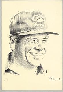 Lee Trevino Jumbo Postcard Golf Legend Artist Bill Van Zandt