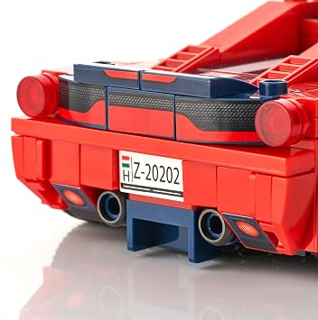 Block Builder F8 Yarış Arabası Yapı Taşı Seti (306 adet) Çocuklar ve Yetişkinler için Yarış Arabası Yapı Taşları
