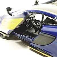 Vista 4 de Kinsmart Azul marino Mclaren 675LT Hard Top 1/36 Escala Diecast Sports Car Limited