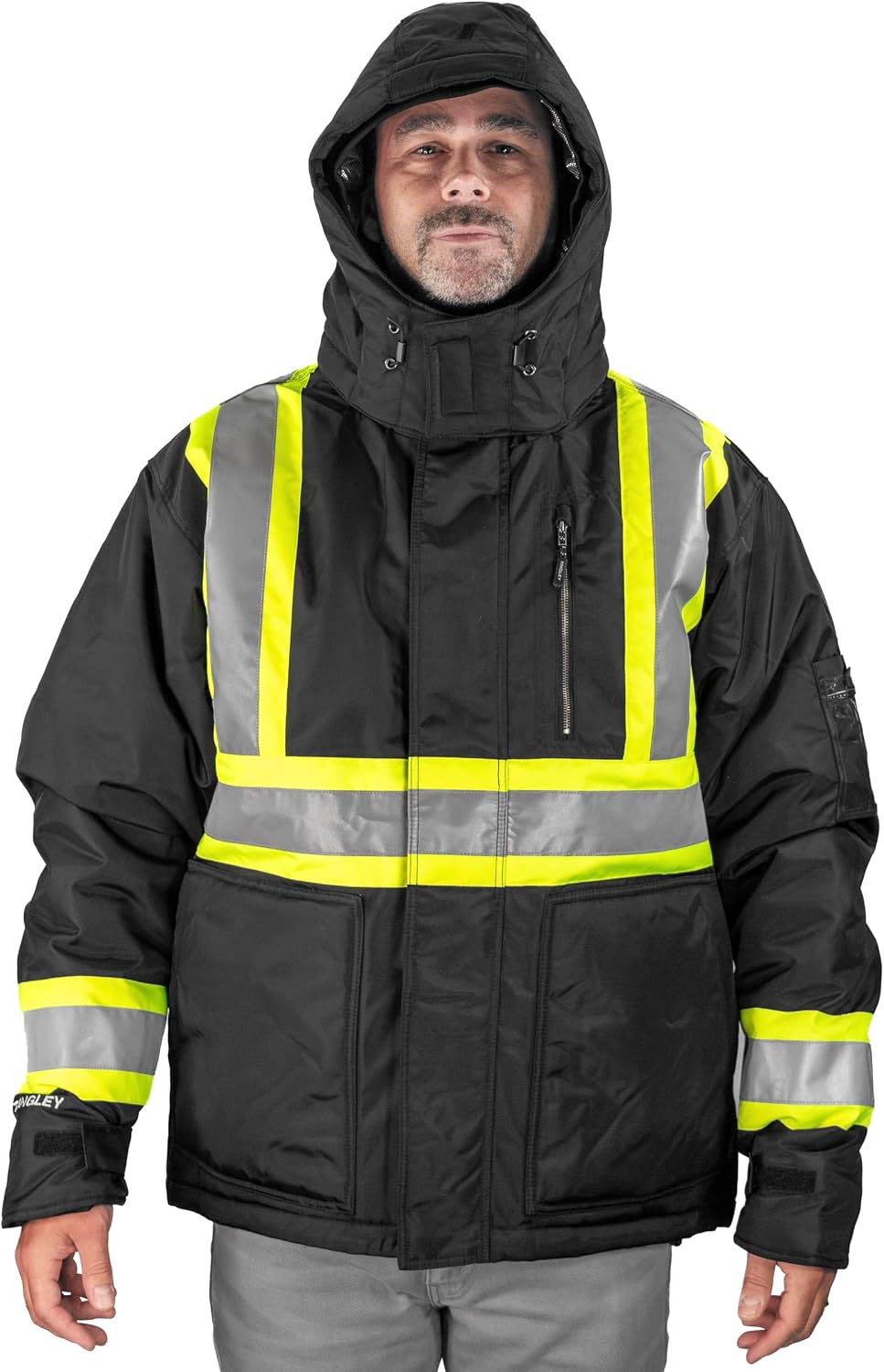 Tingley Cold Gear Men's Jacket With Detachable Hood Hood, Heat Retention