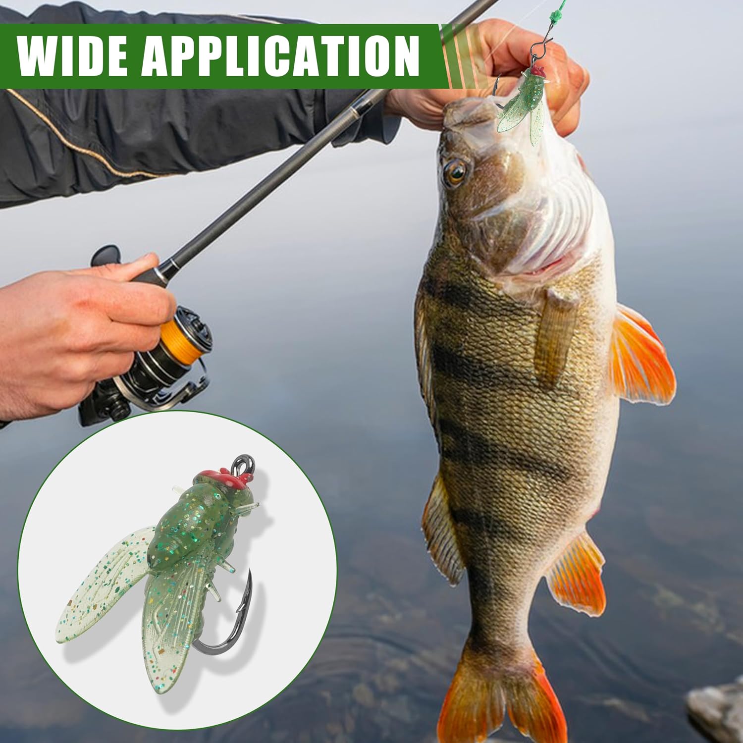 Bionic Fly Fishing Bait, 18/36pcs Fly Fishing Flies Lures Kit Trout Jigs Swimbait Dry Flies Trout Panfish Lures Freshwater Saltwater Flies Fly Fishing Hook Artificial Soft Bait