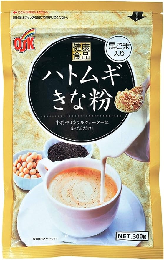 Amazon Osk 黒ごま入りはと麦きな粉 Osk オーエスケー 食品 飲料 お酒 通販
