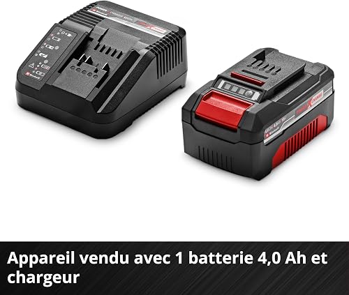 Einhell Cordless Lawnmower with Battery and Charger 18V Power X-Change, 33cm Cutting Width, Brushless Motor, 30L Grass Box, 5 Cutting Heights GE-CM 18/33 Li Battery Lawn Mower - 5