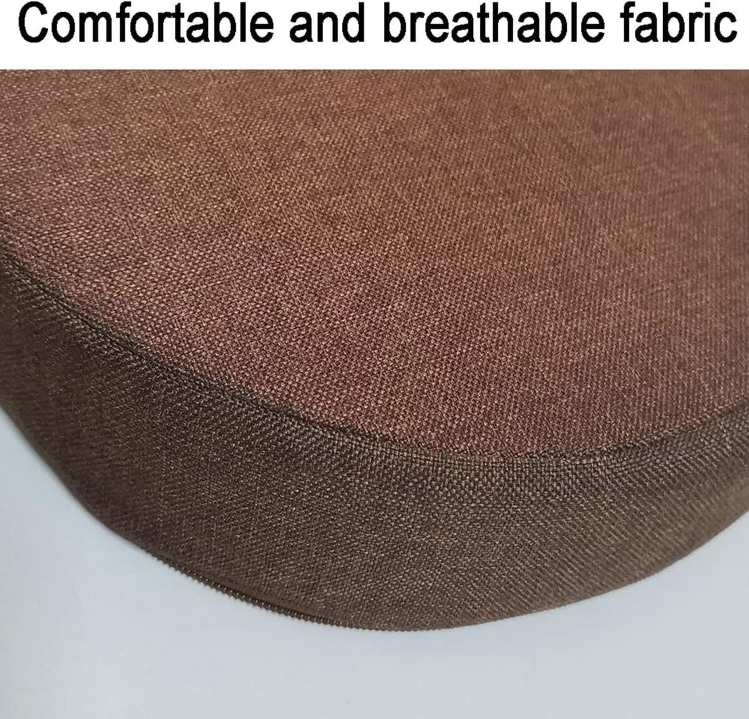 Cuscini rotondi per cucina e sala da pranzo, antiscivolo, per sedie da ufficio, 30-45 cm, cinghie elastiche, morbidi e confortevoli, opzioni colorate (12 s, 40 x 40 x 3 cm)