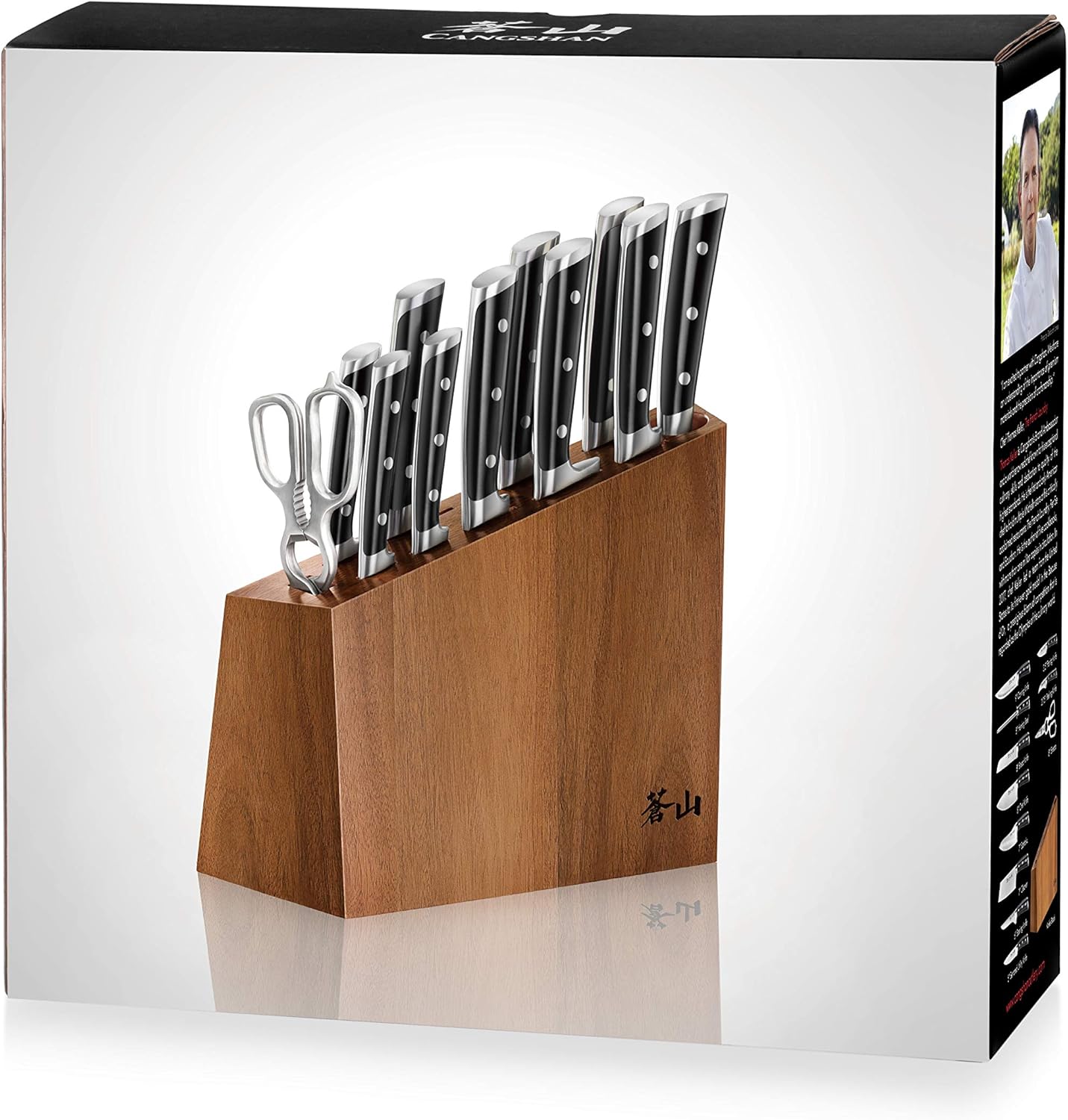 Cangshan S Series 60140 12-Piece German Steel Forged Knife Block Set - Image 10