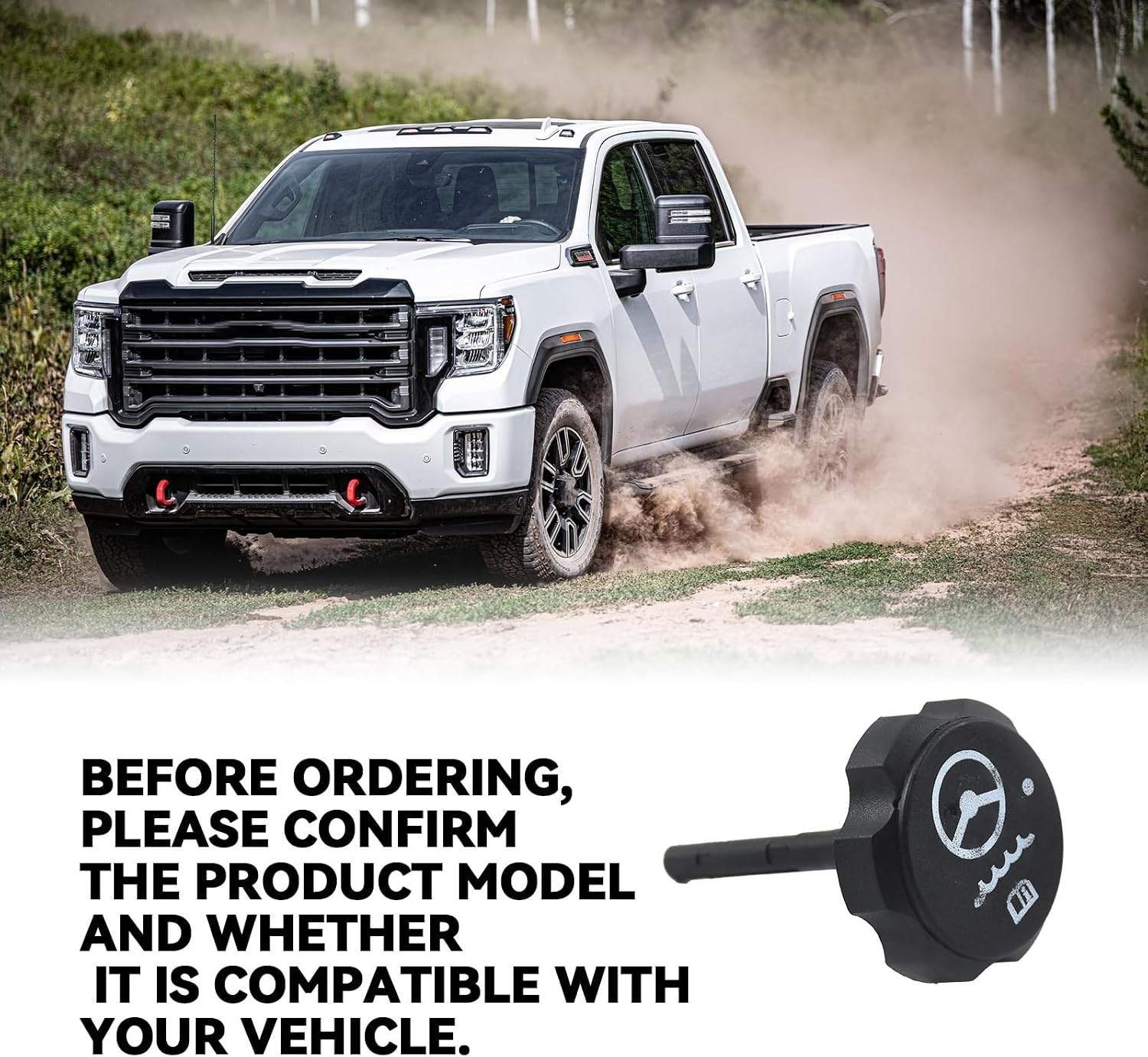 Power Steering Reservoir Cap 26095194 Fits for Cadillac Chevrolet GMC