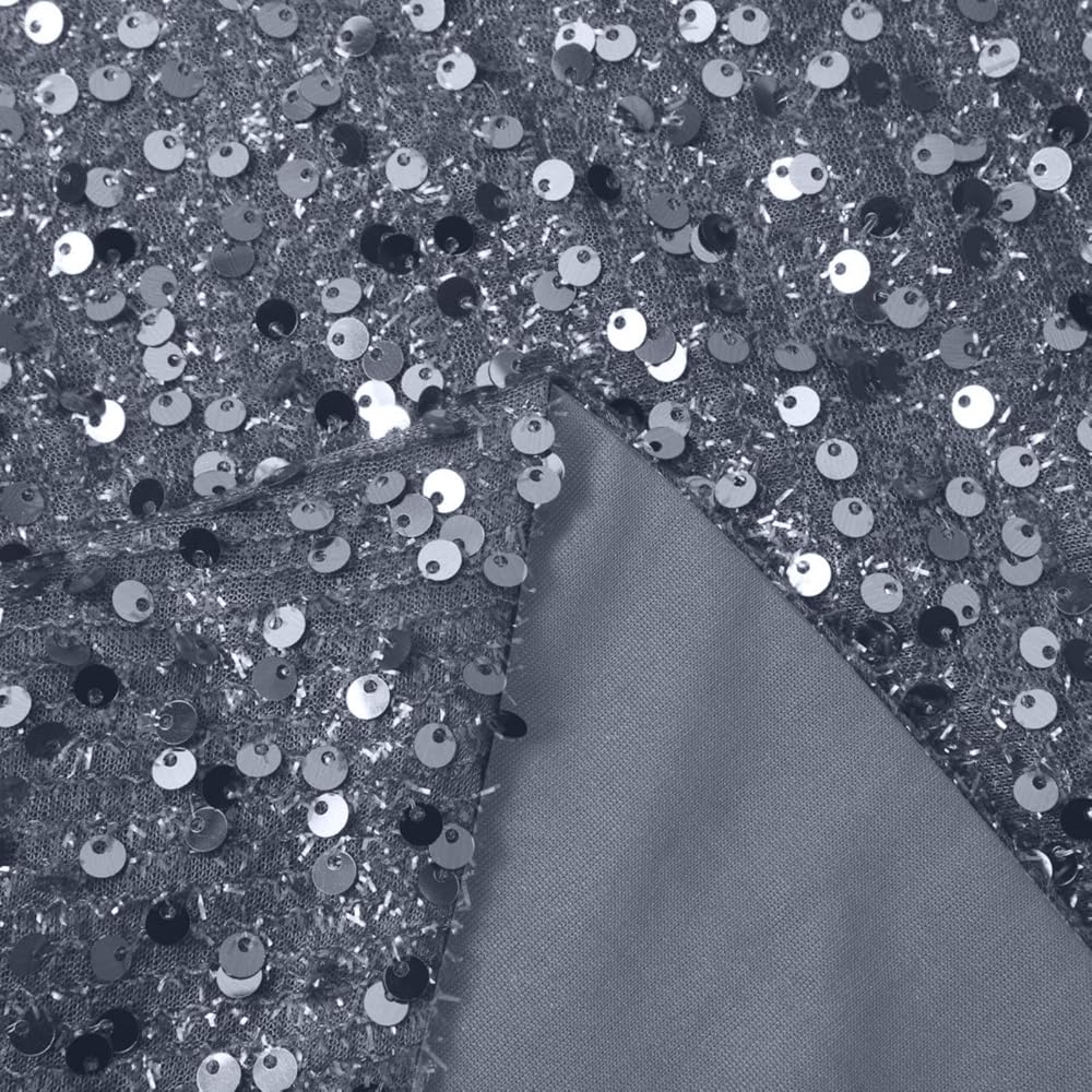 Blouse Femme Col V Pailletée Manches 3/4 Ouvertes Hauts En Tulle