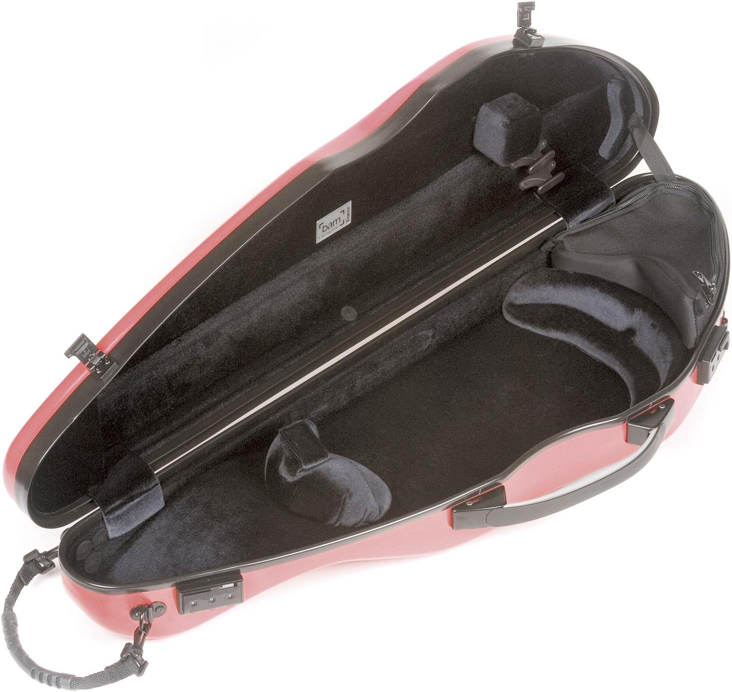 Bam Slim Hightech 4/4 Violin Case, Orangey