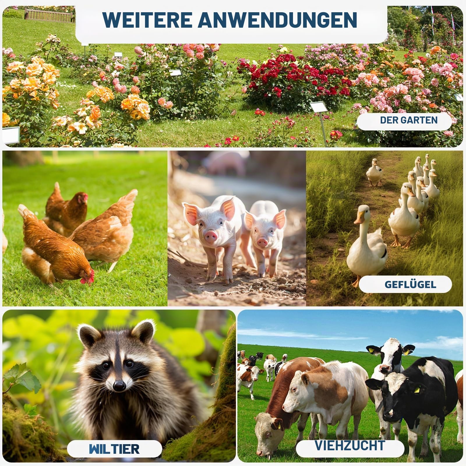 Weidezaungerät 12V mit LED Anzeige, 2J 15 KM 230V Elektrischer Weidezaun, Elektrozaun für Hunde, Wasserdicht Weidezaun Elektrisch für Schutz von Nutztieren, Haustieren, Geflügel, Hausweide, Gärten