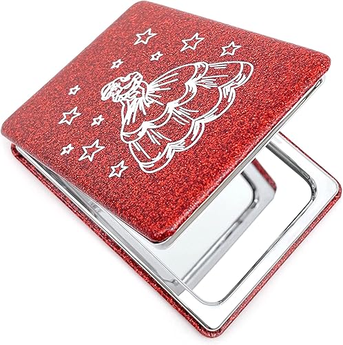 Miniatura 3 de 12 piezas Sweet 15 Quinceañera Bling Espejo compacto cuadrado de cuero espejo de maquillaje Recuerdos de Bautizo Primera Comunión Mis Membrillo Años