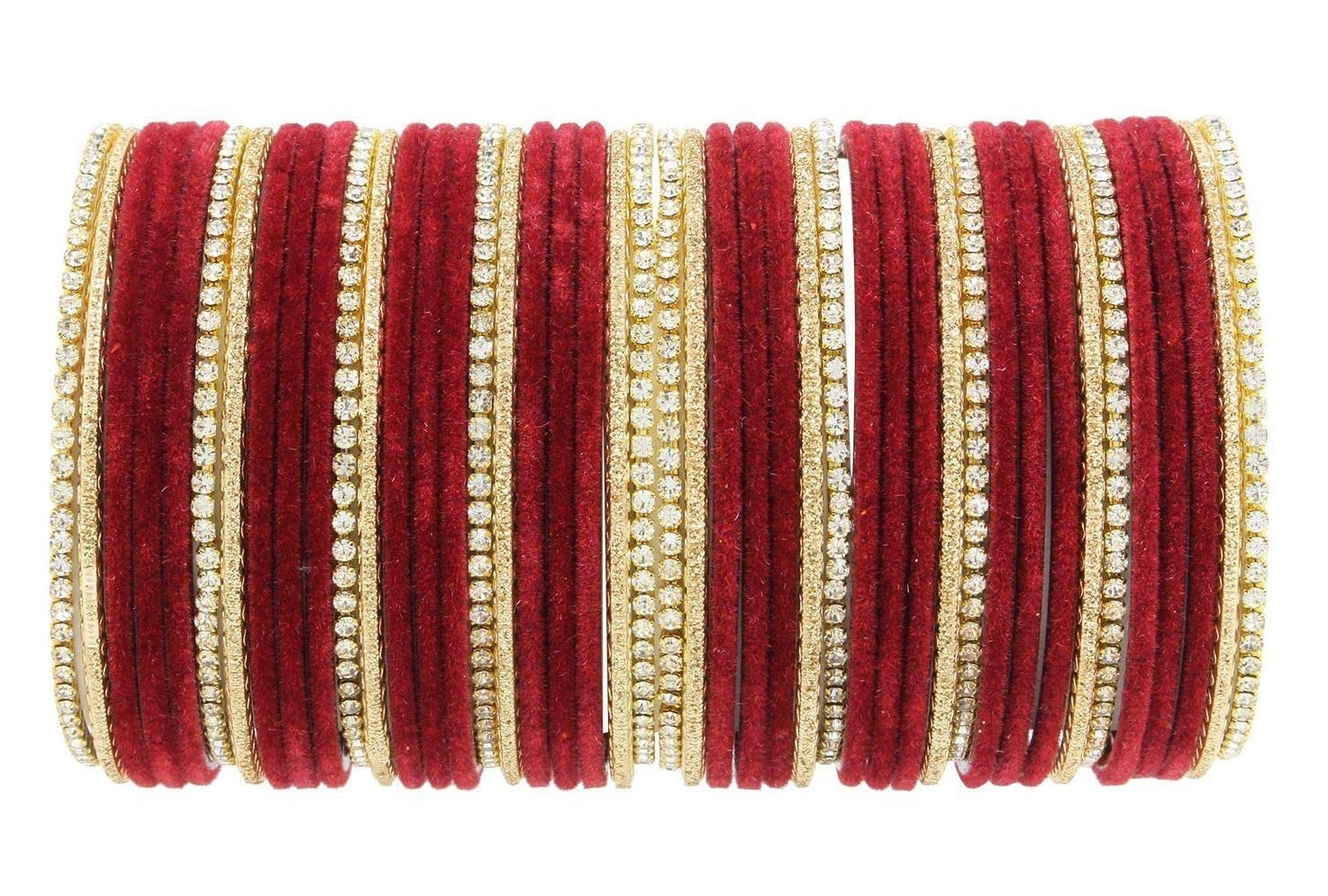 See full amazon price history chart for T4 Jewels 18k Silver Stones & Gemstones Plated Beautiful Metal Bangles Set for Women & Girls_Maroon_2.2 T4 Jewels 18k Silver Stones & Gemstones Plated Beautiful Metal Bangles Set for Women & Girls_Maroon_2.2 (B0BCXC1QZT) Amazon Price History, Amazon Price Tracker
