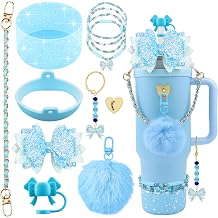 11-Piece Stanley Cup Accessories Set - Black Bow, Boot, Handle Strap, Charms & Bracelets - View #8