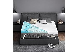 Premium 4-Inch Memory Foam Mattress Topper: Ultimate Cooling Comfort and Firm Support
