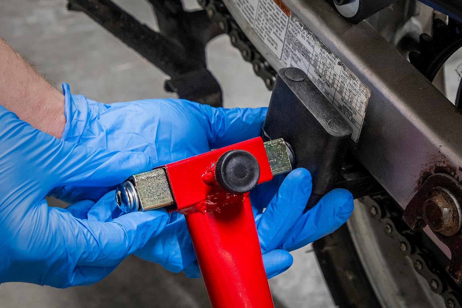 Sealey Universal Rear Wheel Stand with Rubber Supports KD - RPS2KD