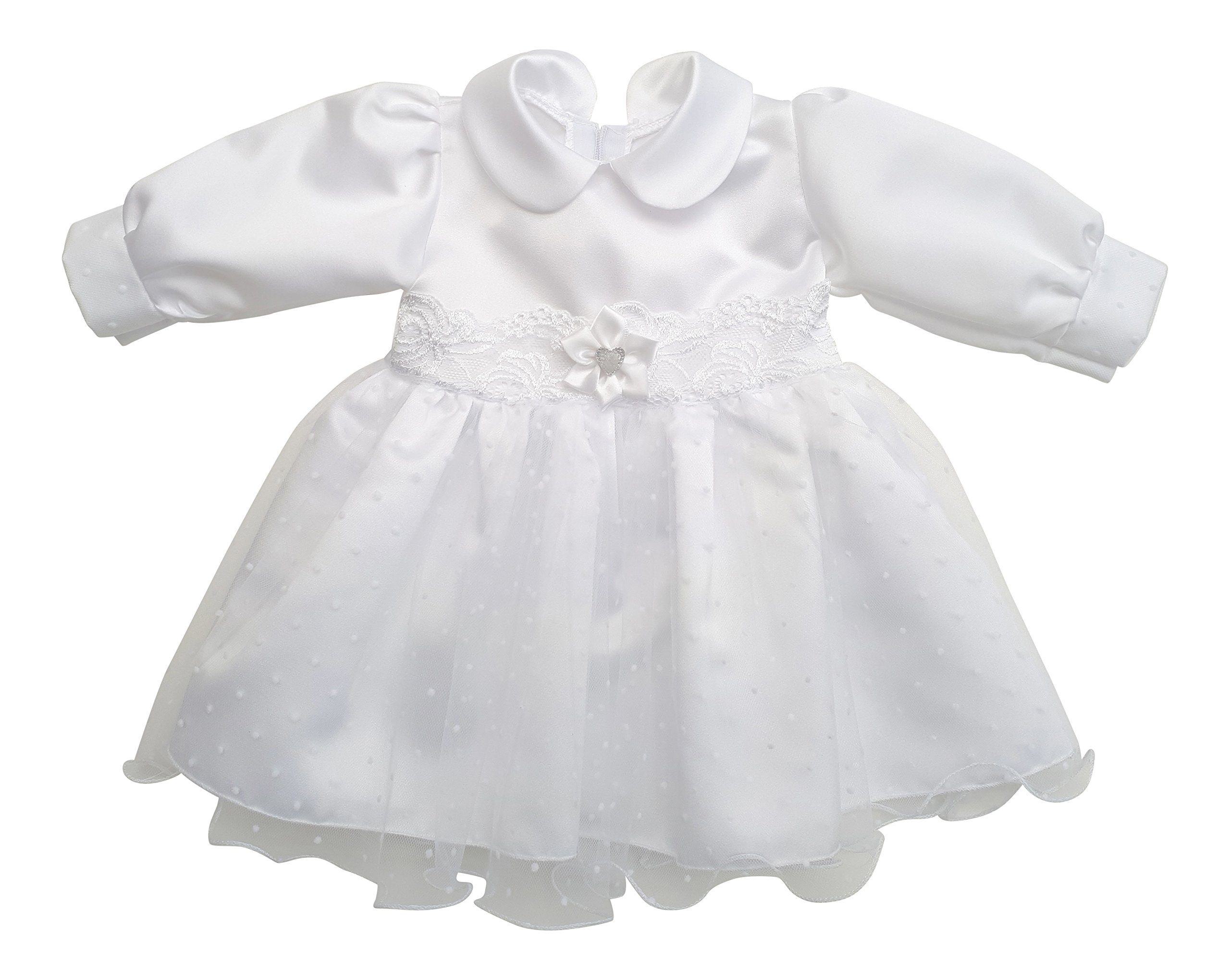 Kleid Babykleid Taufkleid Festkleid Bolero Jacke Mädchen Baby Taufe Taufjacke