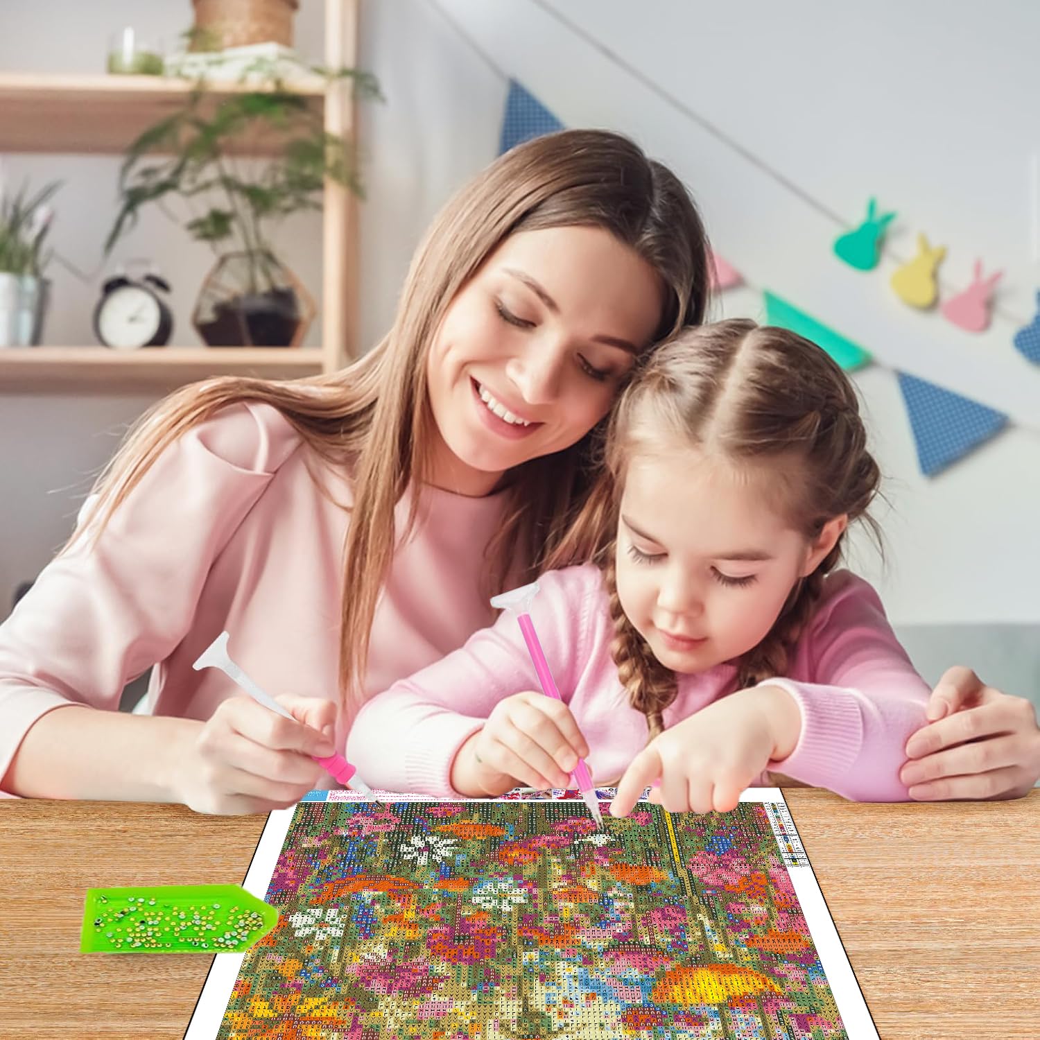 Trayosin Diamond Painting 5D XXL 100x40 Cm - Kit Completo Per Adulti Con Tela E Accessori - Decorazione Da Parete Fai Da Te