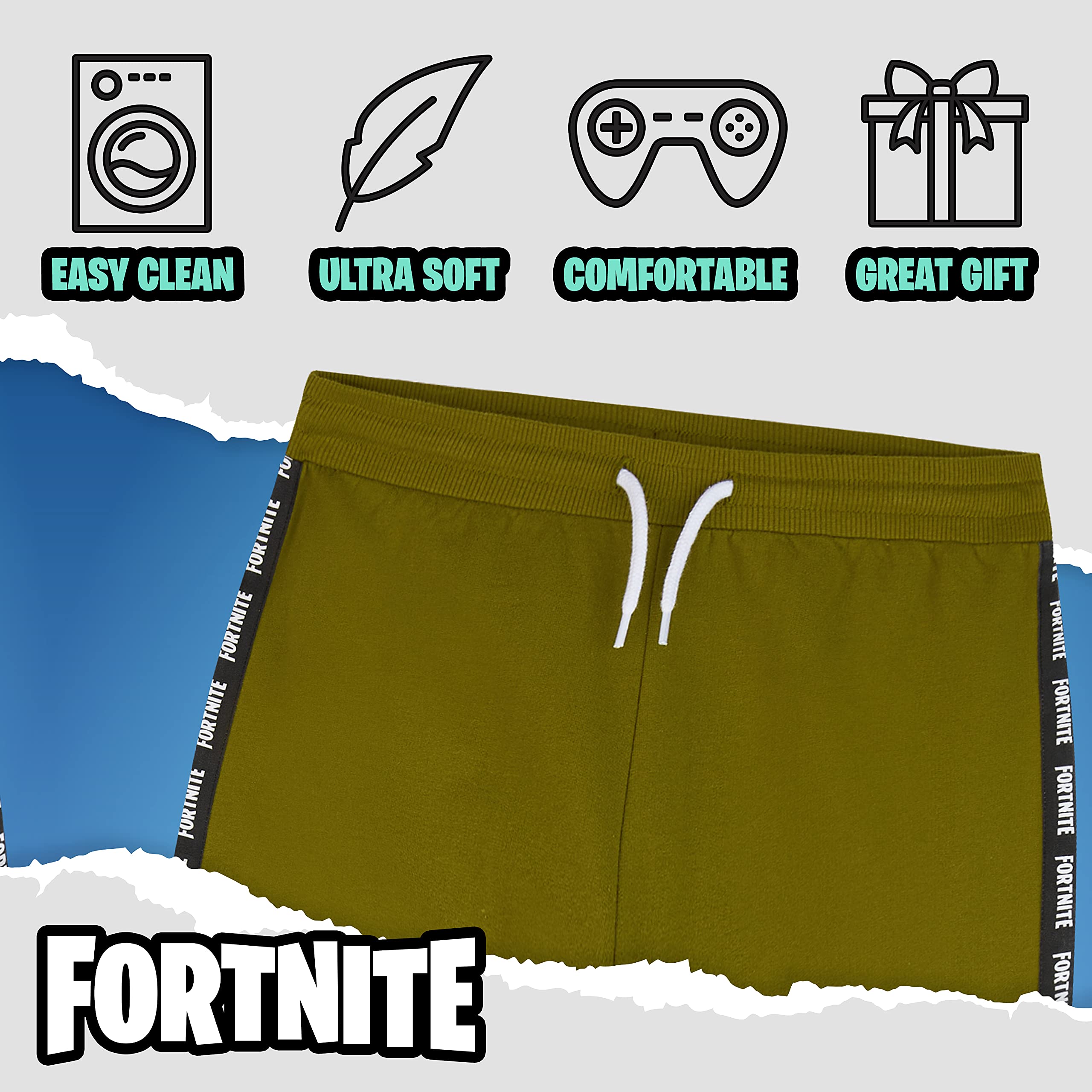 Fortnite Spodnie dresowe dla chłopców, spodnie do joggingu dla dzieci, oficjalne towary