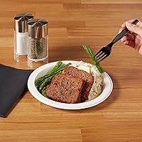 Vista 6 de Dixie, tenedor de poliestireno de peso medio, 6.31 pulgadas de largo (estuche de 1000), Negro, 10