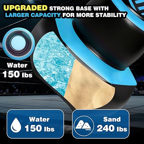 Miniatura 5 de FONESO Saco de boxeo inflable independiente para niños de 3 a 12 años, bolsa de boxeo resistente de 67 pulgadas con guantes de boxeo y bomba de aire