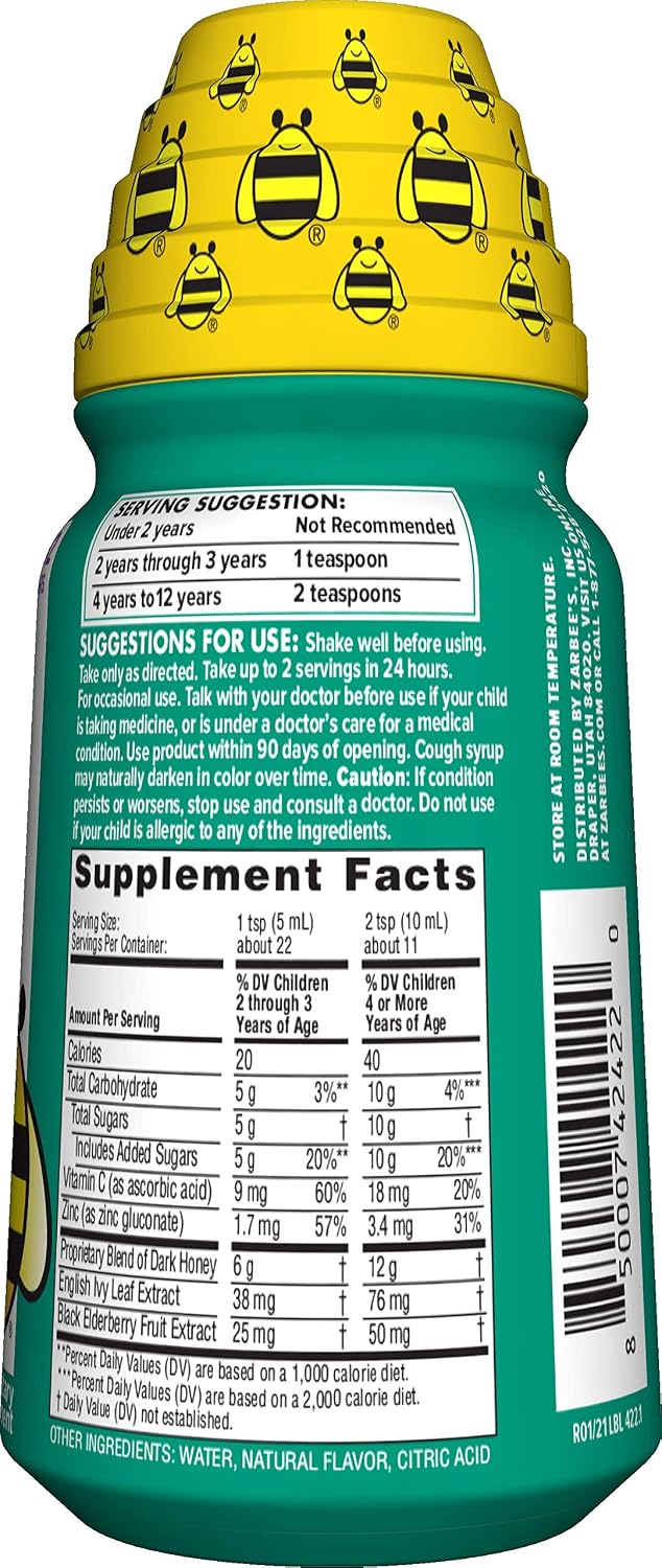Children's Cough Syrup + Mucus + Immune Daytime 4oz